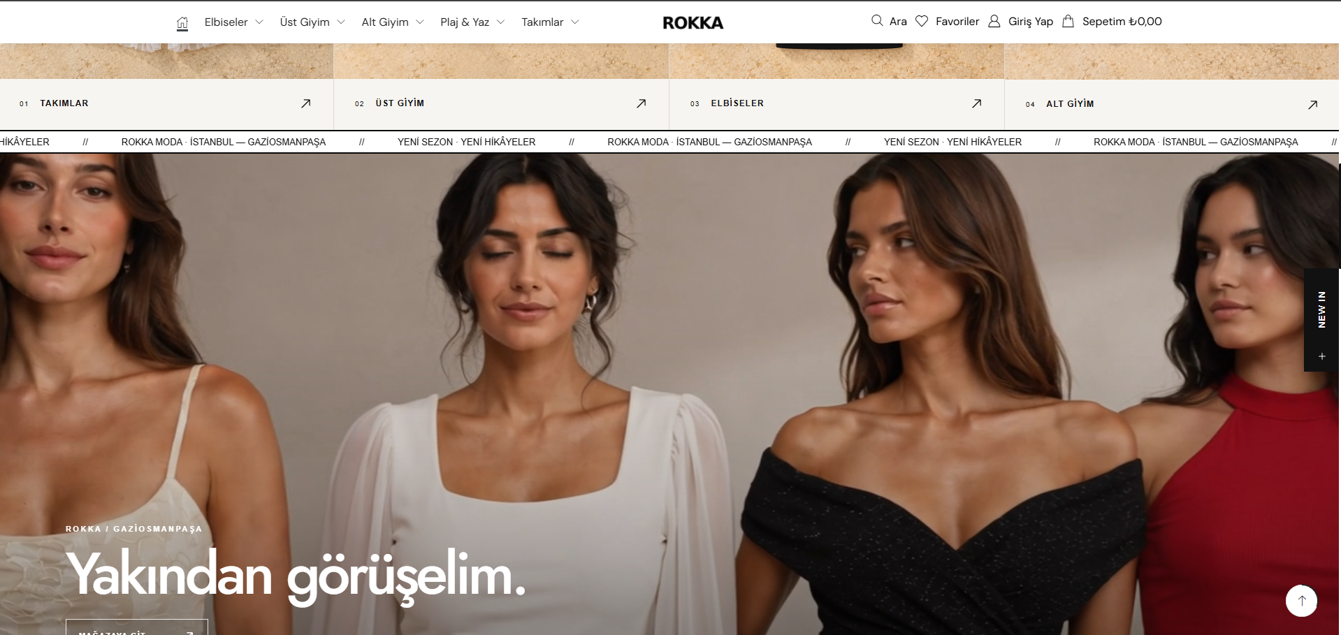Editorial mağaza bölümü