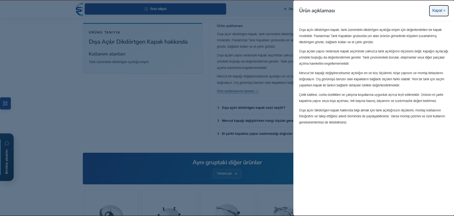 Uzun ürün açıklaması ve seçim rehberi